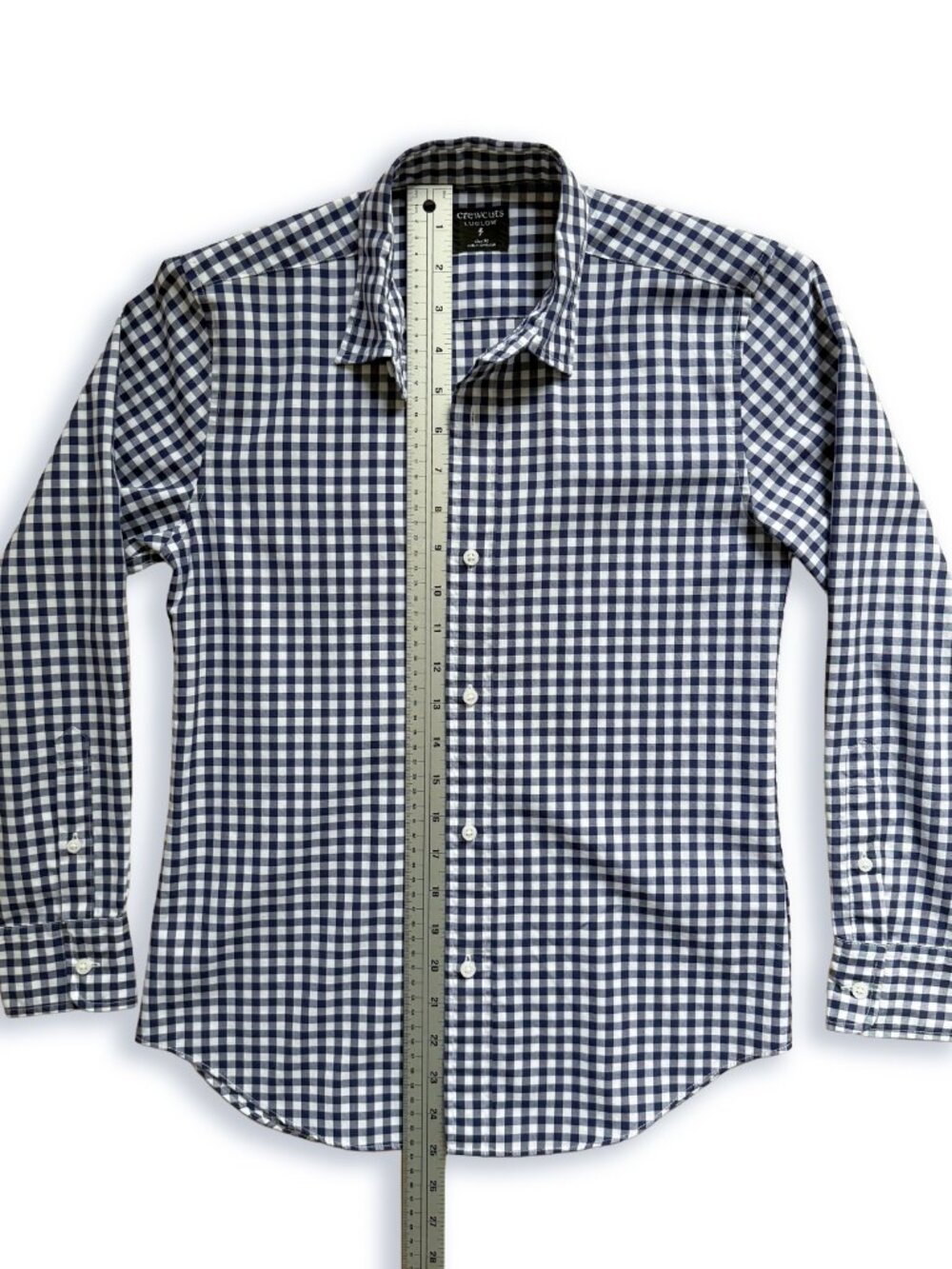 J.Crew Crewcuts Boys Gingham Button Down Shirt - Size 12 - Picture 4 of 10